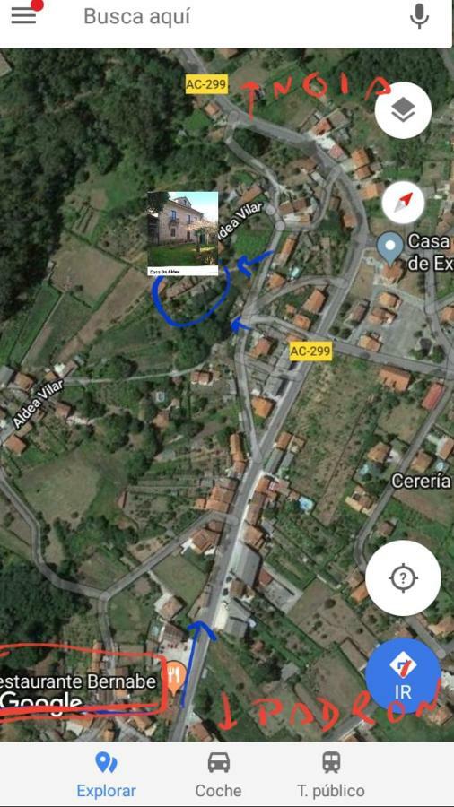 شقة Padrón  في Casa Da Aldea المظهر الخارجي الصورة